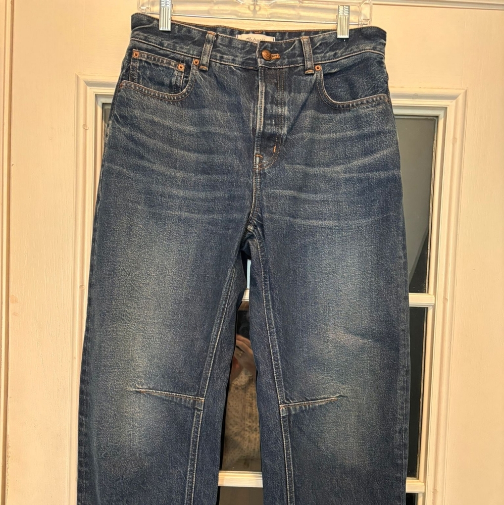 Madewell Darted Barrel leg jeans
